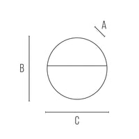 Segnapasso led da parete colore antracite mod. Bilbao 3R