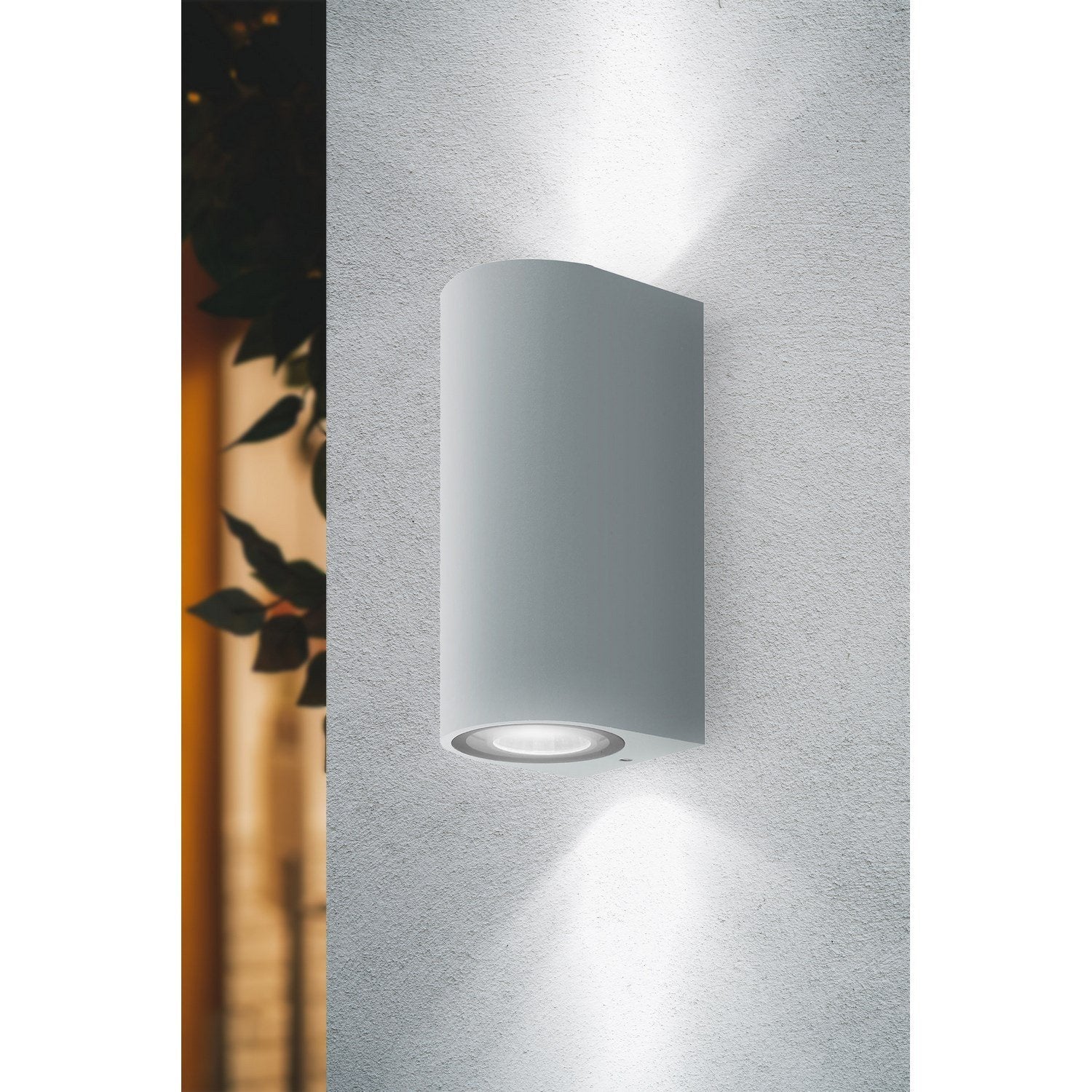 Applique led da paretea doppia emissione colore grigio marina mod. Cordova 2