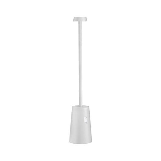 Lampada da tavolo led ricaricabile IP54 colore bianco mod. Tag