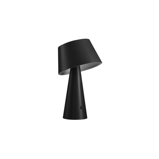 Lampada da tavolo led ricaricabile IP54 colore nero mod. Tizia