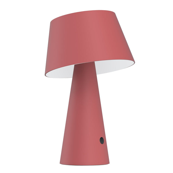 Lampada da tavolo led ricaricabile IP54 colore rosso mod. Tizia