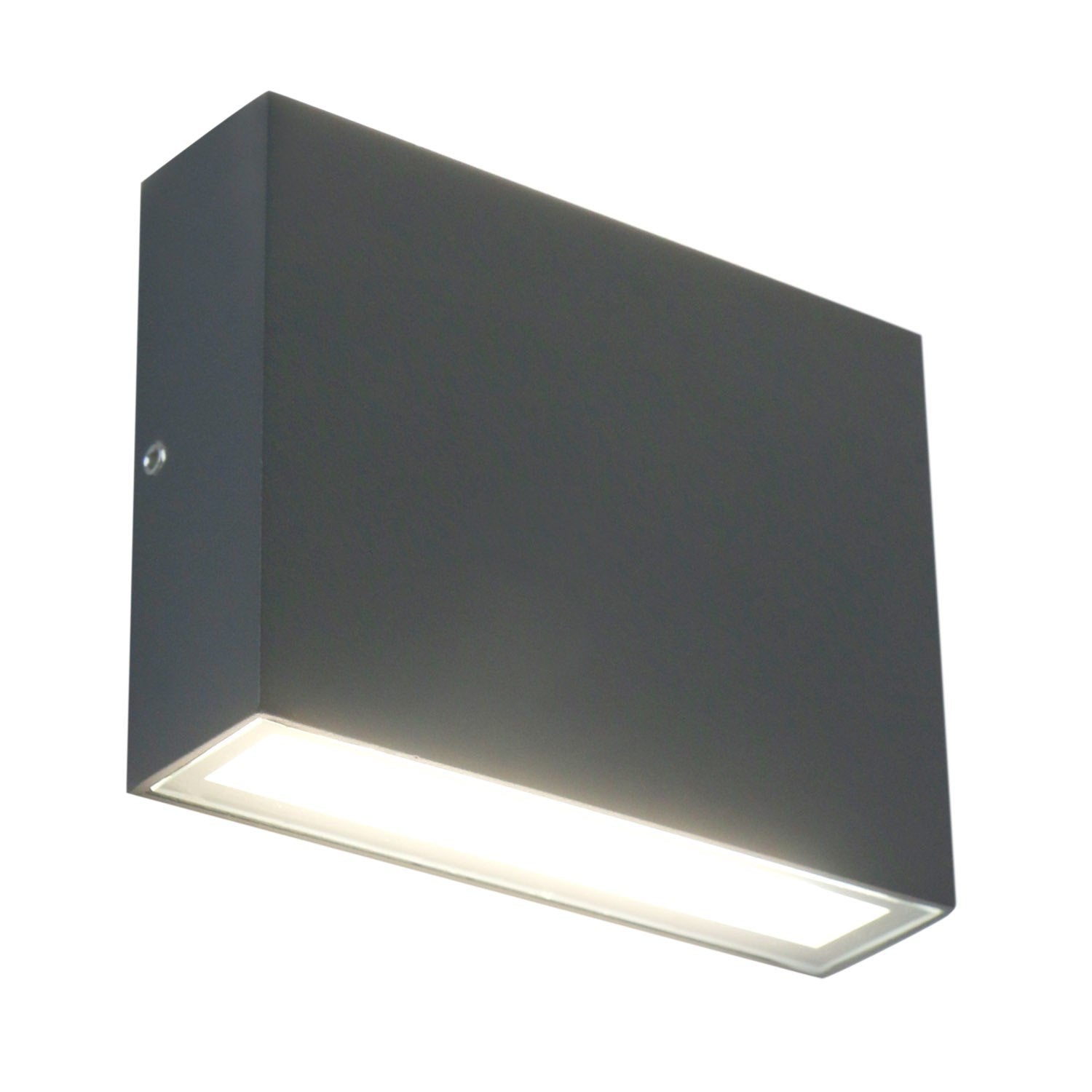 Applique led da parete colore antracite mod. Madrid