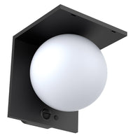 Applique led da parete colore nero mod. Moon