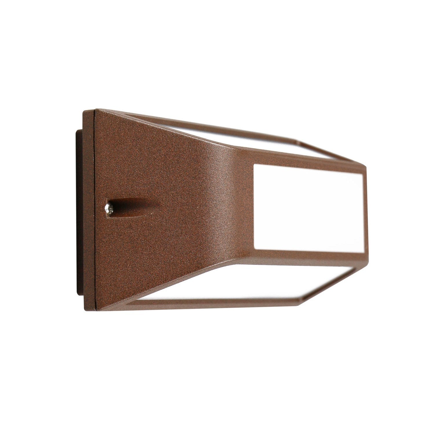 Applique led da parete colore corten mod. Lagos