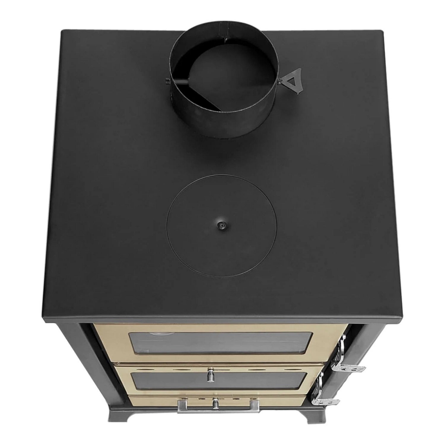 Stufa A Legna Con Forno Marzia Nera 15 3 Kw L45xp48 5xh91 5