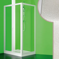 Box Doccia 75x100 CM in Acrilico mod. Mercurio con apertura centrale