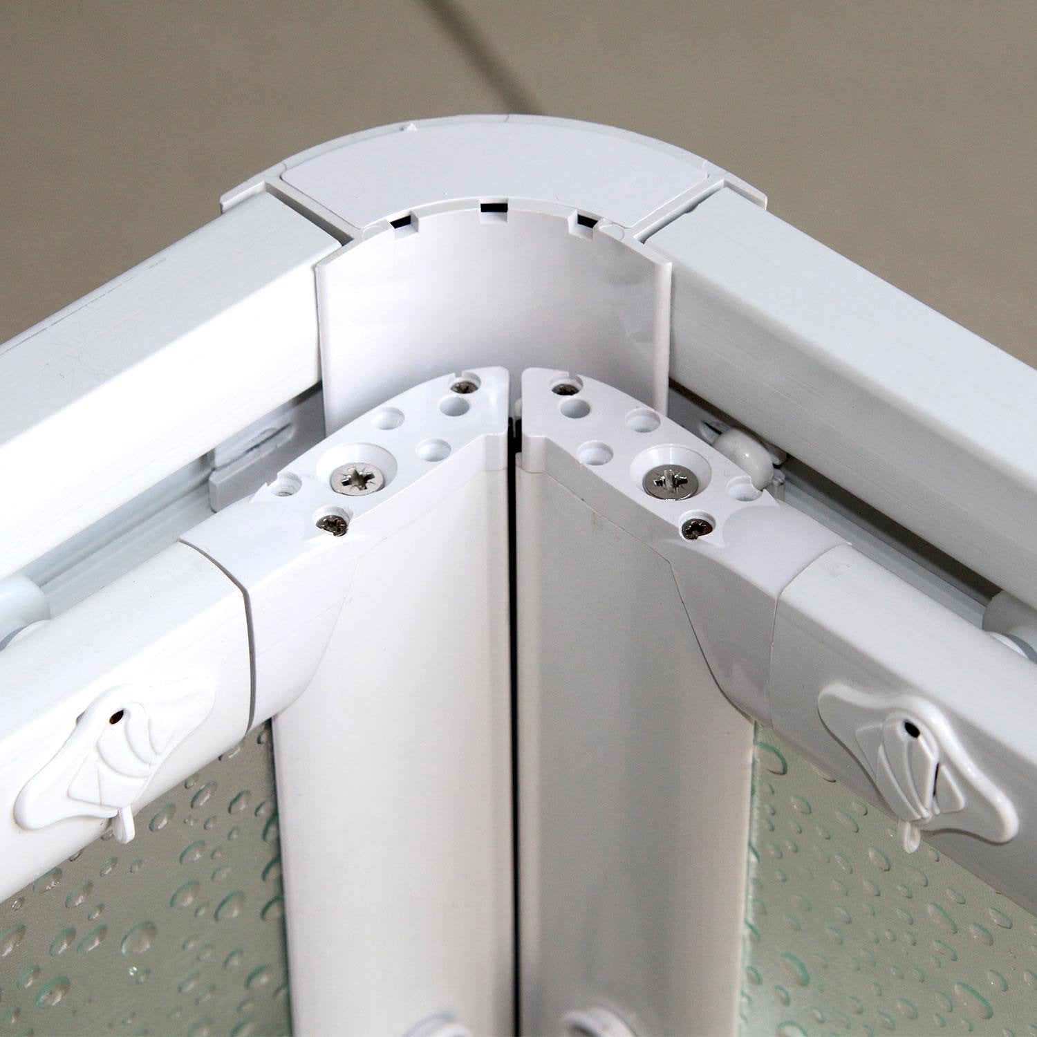 Box doccia 90x90 CM in Acrilico mod.Venere con apertura centrale