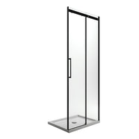 Porta Doccia 130 CM 198 CM Vetro Trasparente 8 MM Versione Destra con Easy-Clean mod. Prime Bla