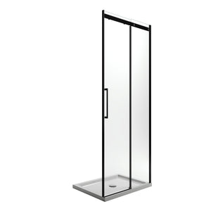 Porta Doccia 150 CM 198 CM Vetro Trasparente 8 MM Versione Destra con Easy-Clean mod. Prime Bla