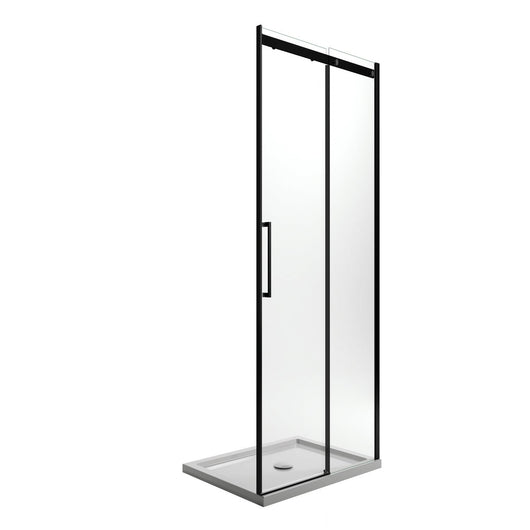 Porta Doccia 150 CM 198 CM Vetro Trasparente 8 MM Versione Destra con Easy-Clean mod. Prime Bla