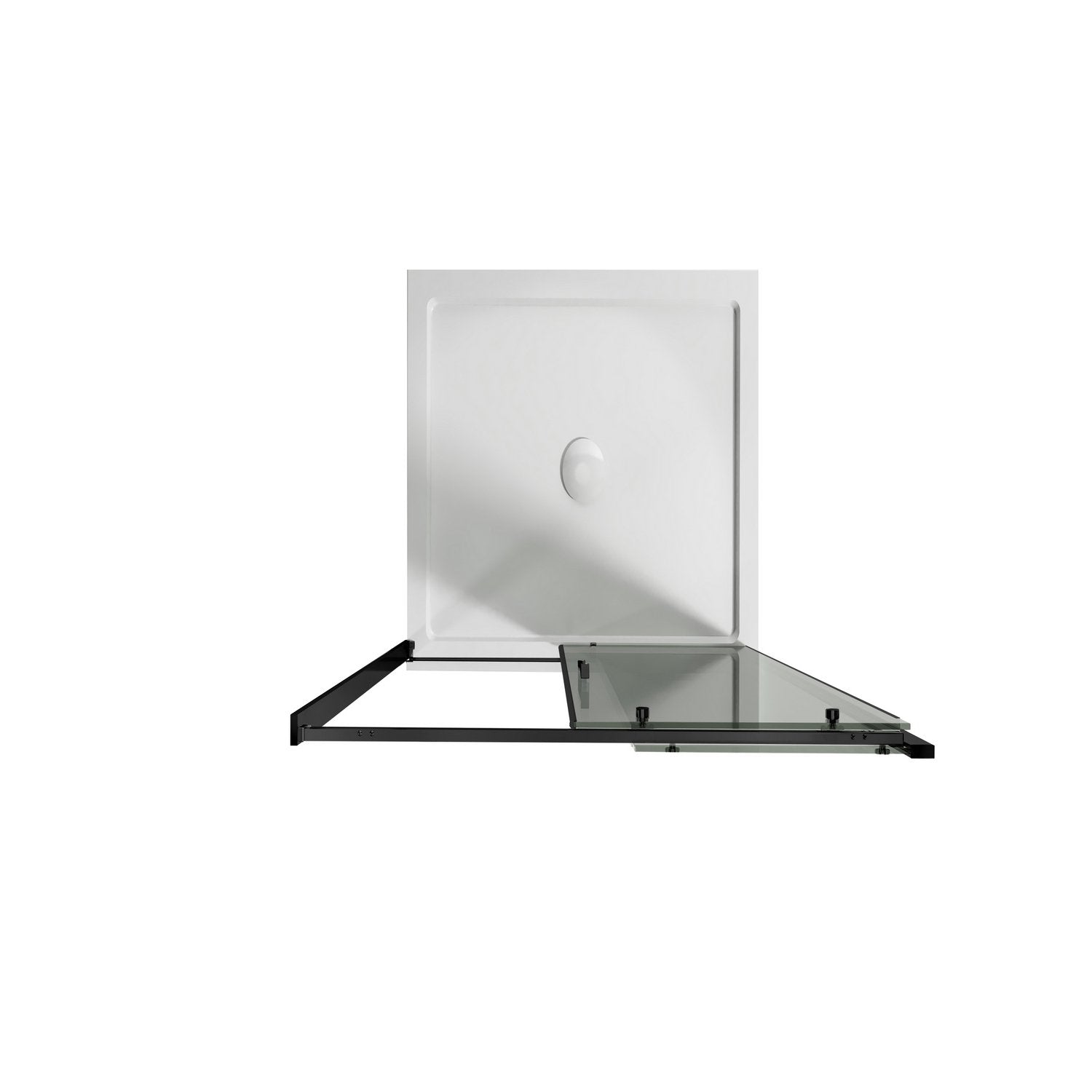 Porta Doccia 150 CM 198 CM Vetro Trasparente 8 MM Versione Destra con Easy-Clean mod. Prime Bla