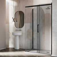 Box Doccia 70x150 CM 198 CM Vetro Trasparente 8 MM Versione Destra con EasyClean mod. Prime Bla Duo 1 Anta