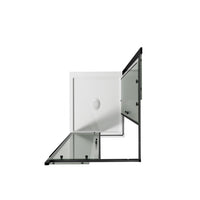 Box Doccia Rettangolare 90x120 CM 198 CM Vetro Trasparente 8 MM Sinistra con EasyClean mod. Prime Bla Corner