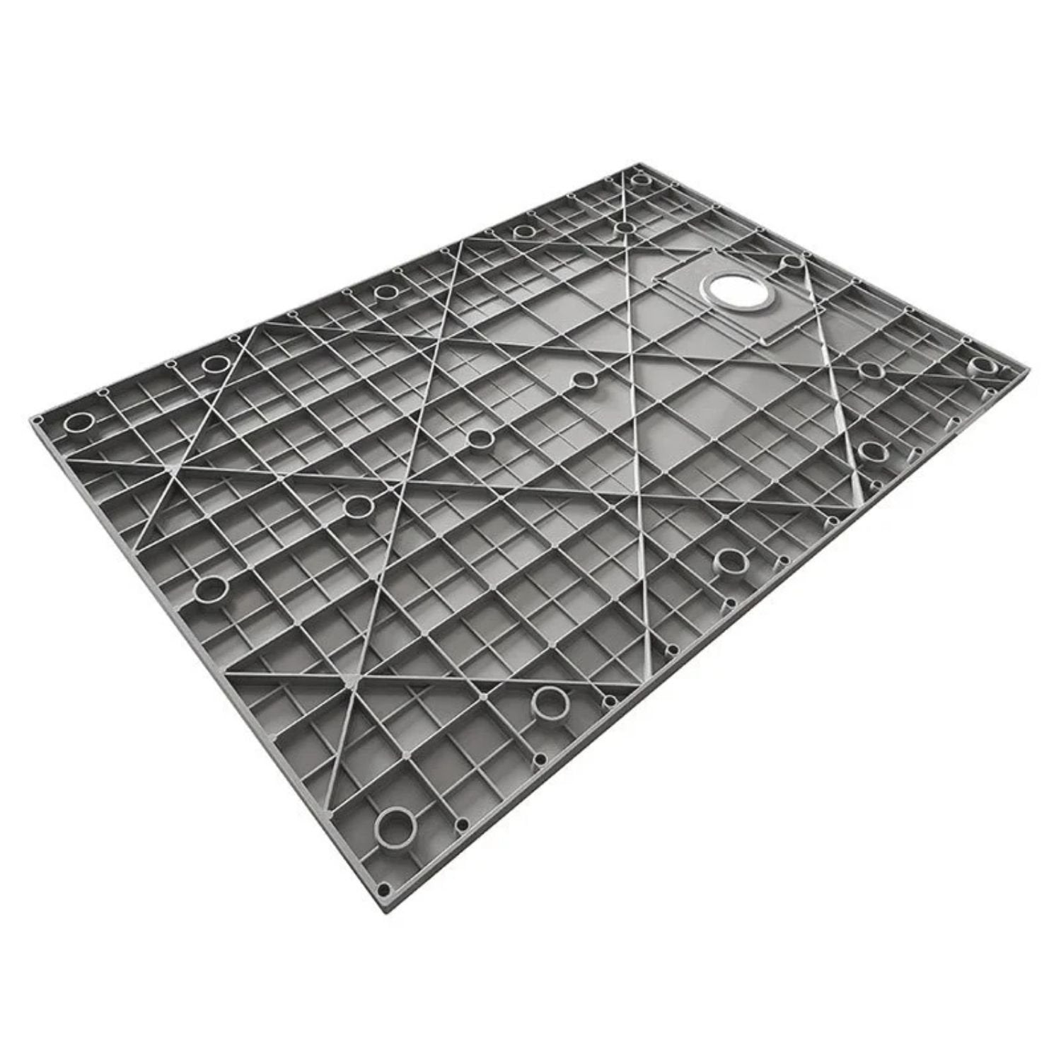 Piatto Doccia 80x100x2 6 cm Grigio Effetto Pietra mod. Strong