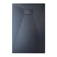 Piatto Doccia 80x160x2 6 cm Antracite Effetto Pietra mod. Strong