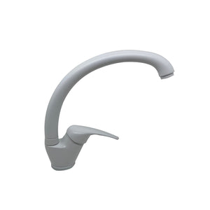 Miscelatore lavello laterale Bianco opaco con Leva monocomando mod. Alice