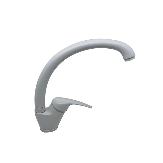 Miscelatore lavello laterale Bianco opaco con Leva monocomando mod. Alice