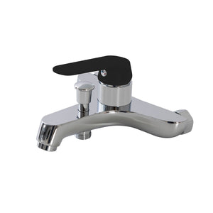 Miscelatore vasca con kit doccia Cromo e Nero con Leva monocomando mod. Dream