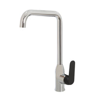 Miscelatore lavello Cromo e Nero con Leva monocomando mod. Dream