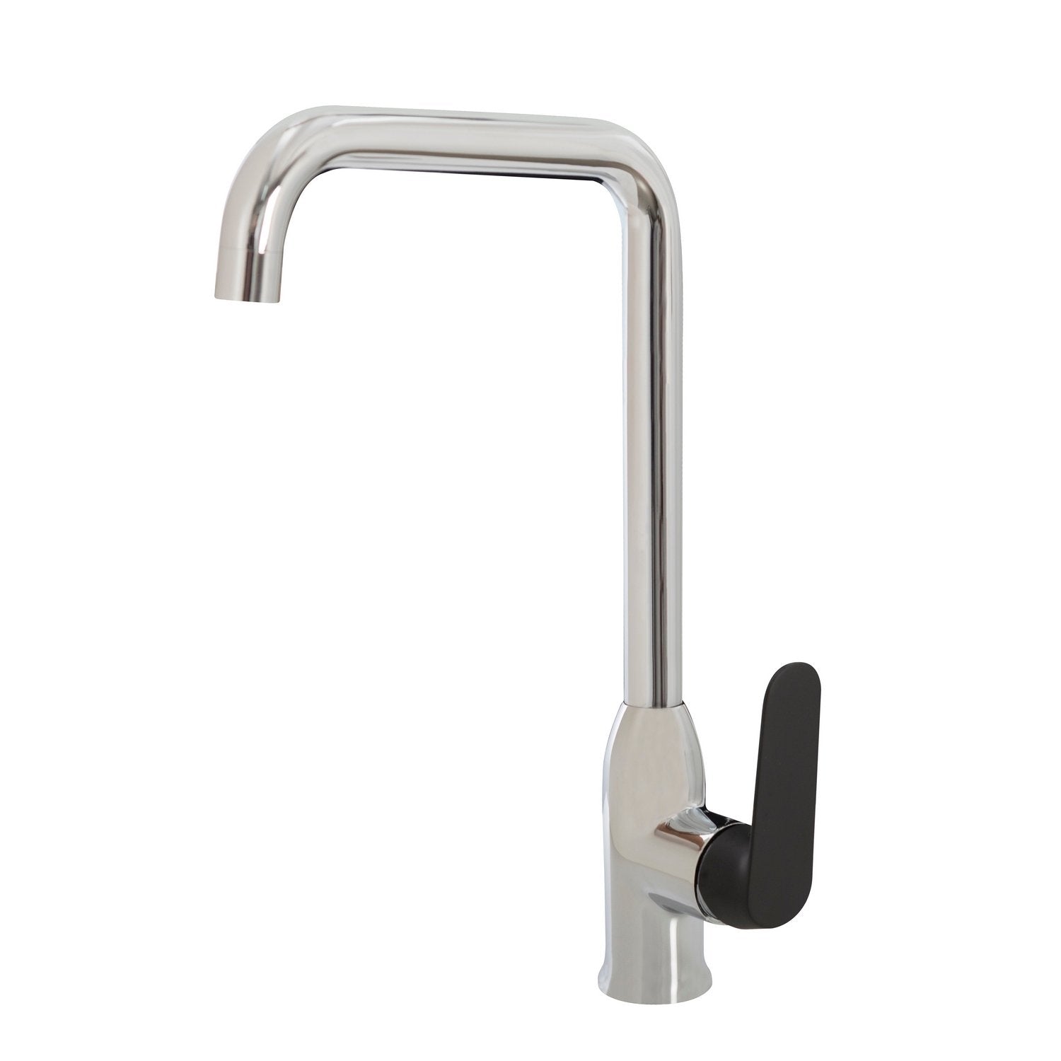 Miscelatore lavello Cromo e Nero con Leva monocomando mod. Dream