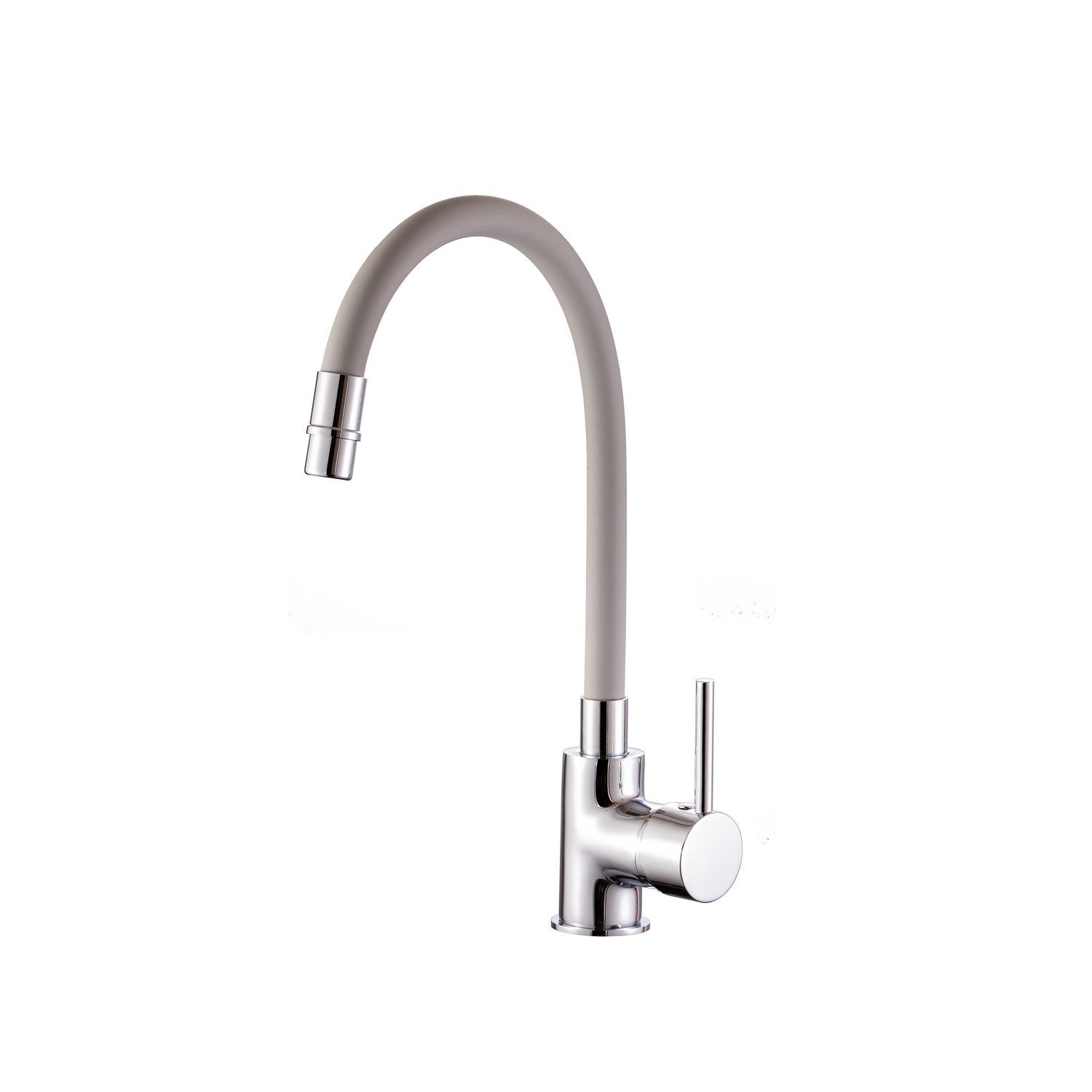 Miscelatore lavello Cromo e Grigio con Leva monocomando mod. Flex