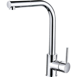 Miscelatore lavello Ottone cromato con Leva monocomando mod. Maxim