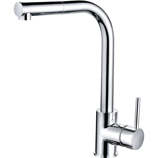 Miscelatore lavello Ottone cromato con Leva monocomando mod. Maxim