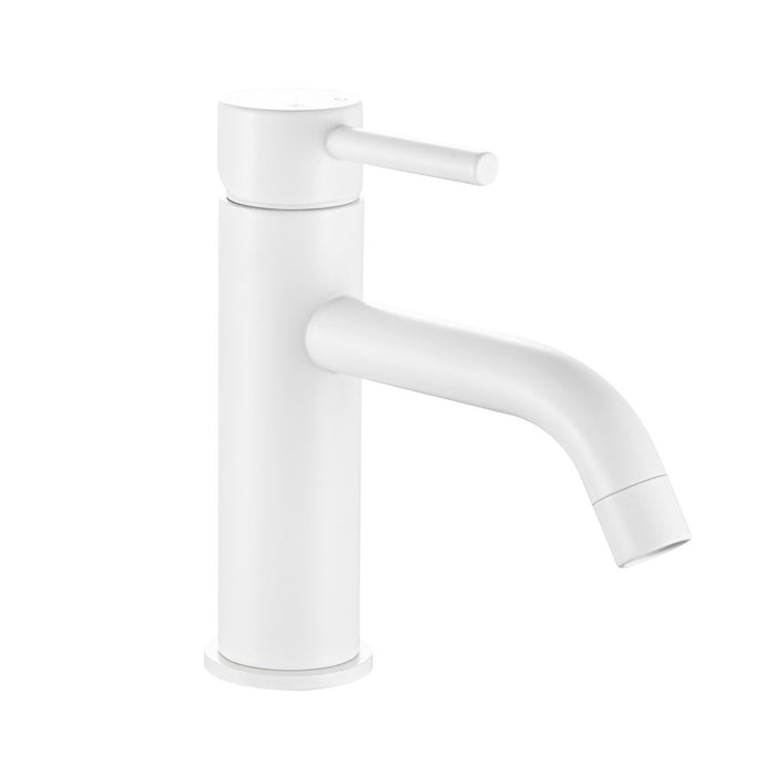 Miscelatore lavabo Bianco opaco con Leva monocomando mod. MM