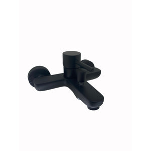 Miscelatore esterno doccia con kit doccia Nero opaco con Leva monocomando mod. MM