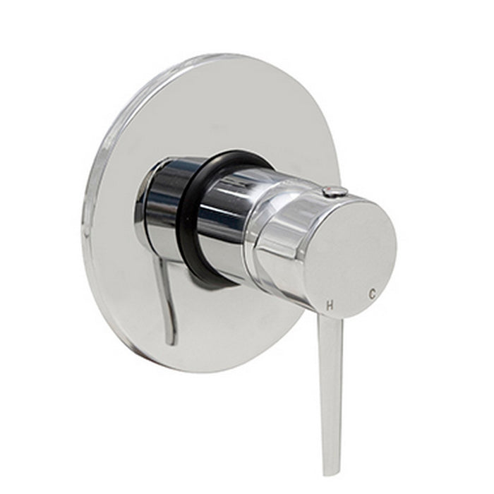 Miscelatore incasso ad una via Cromo con Leva monocomando mod. MM