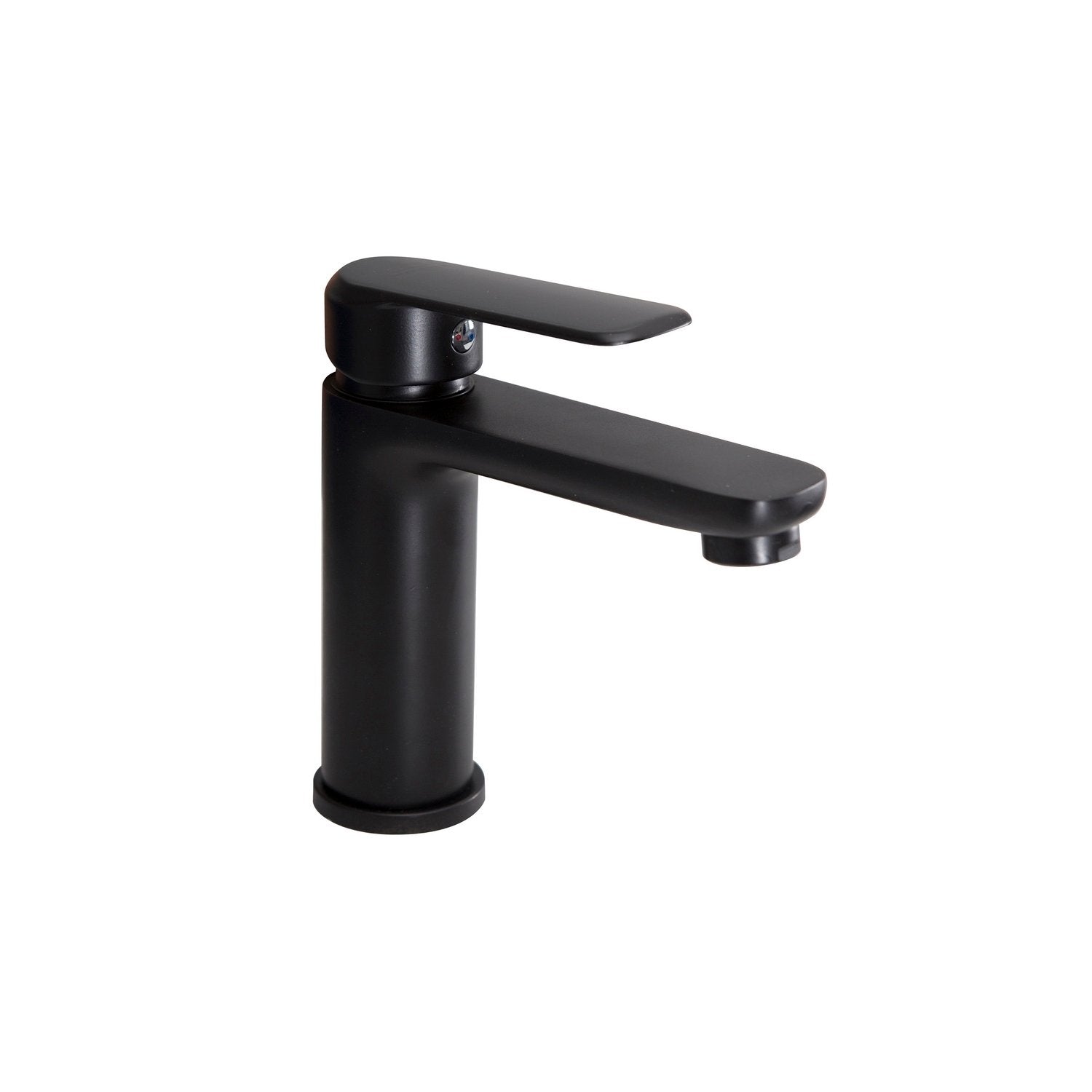 Miscelatore lavabo Nero opaco con Leva monocomando mod. Alma