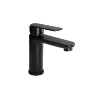 Miscelatore lavabo Nero opaco con Leva monocomando mod. Alma