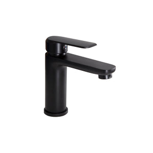 Miscelatore lavabo Nero opaco con Leva monocomando mod. Alma