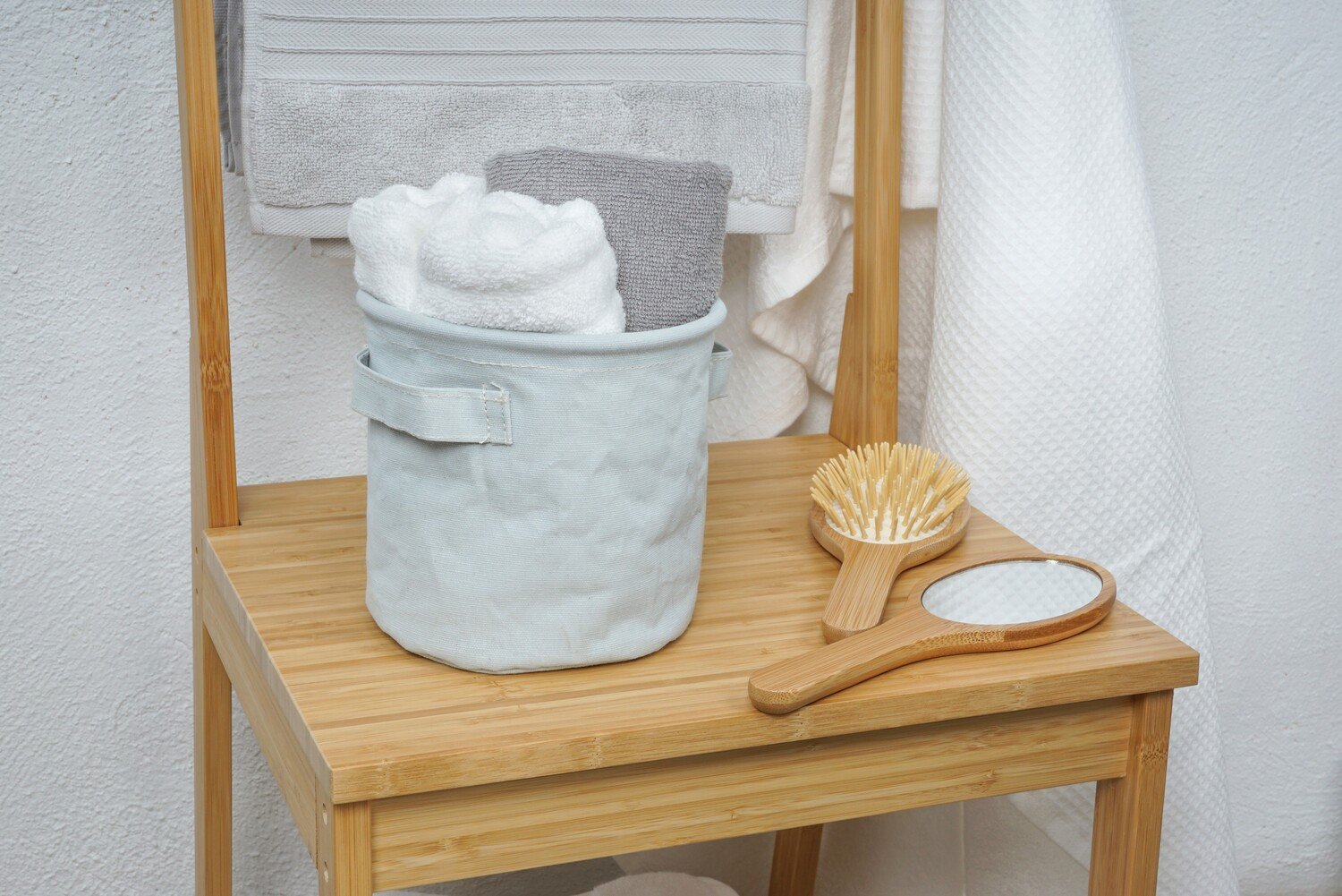 Cesta Multifunzione Grigio Ghiaccio in Cotone impermeabile Mod. Pod