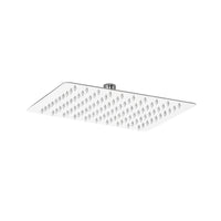 Soffione Doccia Quadrato Lucido 1 getto in Acciaio Inox Aisi 304