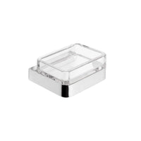 Porta sapone da parete Cromo in Acciaio cromato  SAN e ABS Mod. 25 Cromo