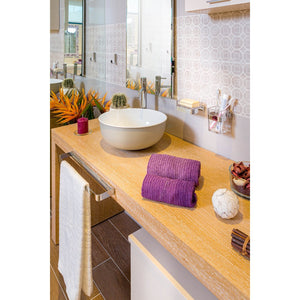 Porta asciugamani 45 cm da parete Cromo in Acciaio cromato Mod. 25 Cromo