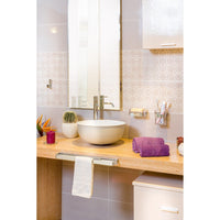 Porta asciugamani 45 cm da parete Cromo in Acciaio cromato Mod. 25 Cromo