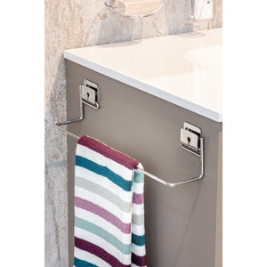 Porta asciugamani 40 cm da parete Cromo in Acciaio cromato Mod. Grip