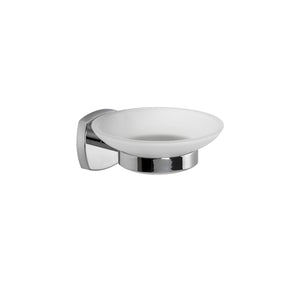 Porta sapone da parete Cromo in Acciaio cromato e vetro Mod. Starter