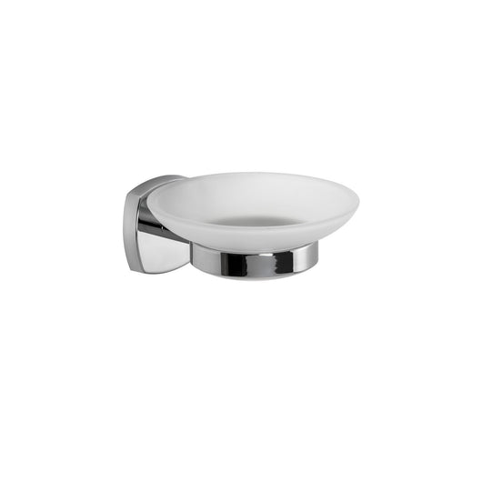 Porta sapone da parete Cromo in Acciaio cromato e vetro Mod. Starter
