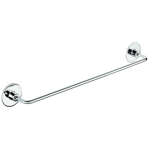 Porta asciugamani 40cm da parete Cromo in Acciaio cromato Mod. Wind