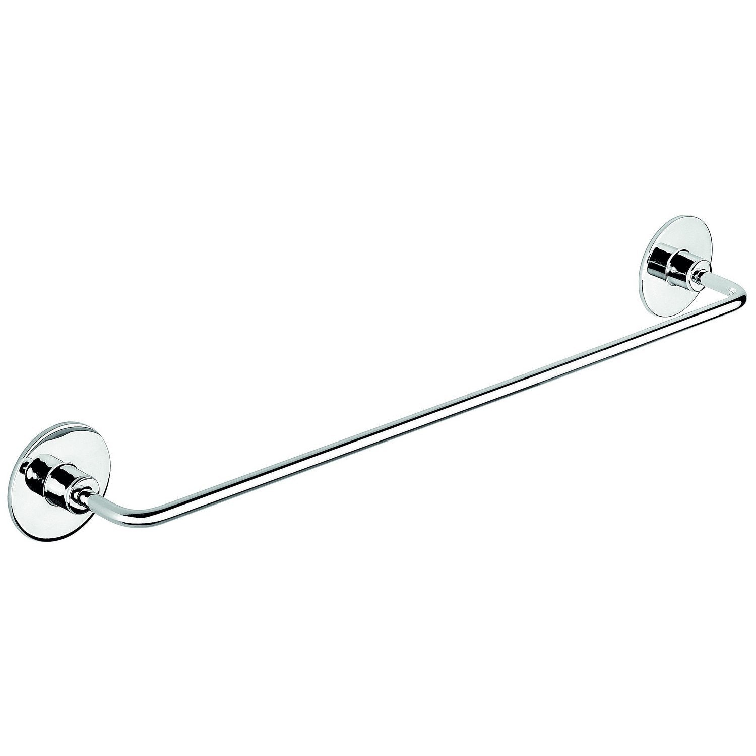 Porta asciugamani 40cm da parete Cromo in Acciaio cromato Mod. Wind