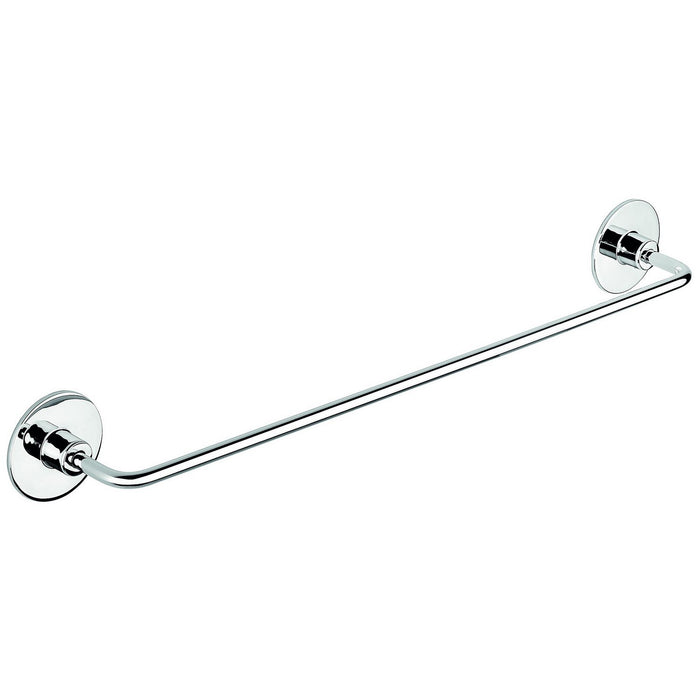 Porta asciugamani 40cm da parete Cromo in Acciaio cromato Mod. Wind