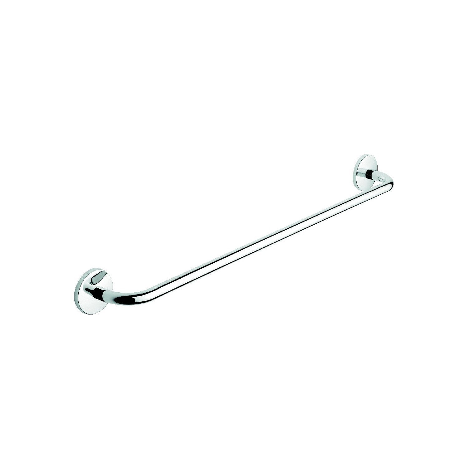Porta asciugamani 60cm da parete Cromo in Acciaio cromato Mod. One cromo