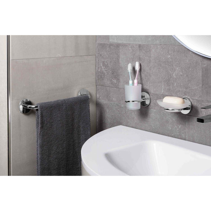 Porta asciugamani 60cm da parete Cromo in Acciaio cromato Mod. One cromo