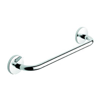 Porta asciugamani 30cm da parete Cromo in Acciaio cromato Mod. One duo cromo