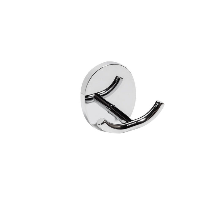 Appendiabito doppio da parete Cromo in Acciaio cromato Mod. Bird