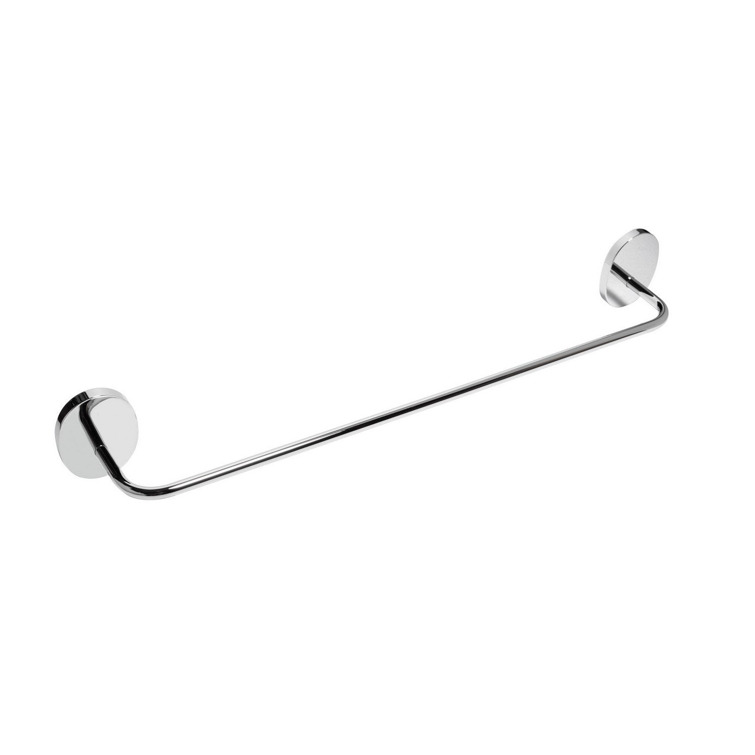 Porta asciugamani 40cm da parete Cromo in Acciaio cromato Mod. Bird