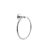 Porta asciugamani ad anello da parete Cromo in Ottone cromato Mod. Impero